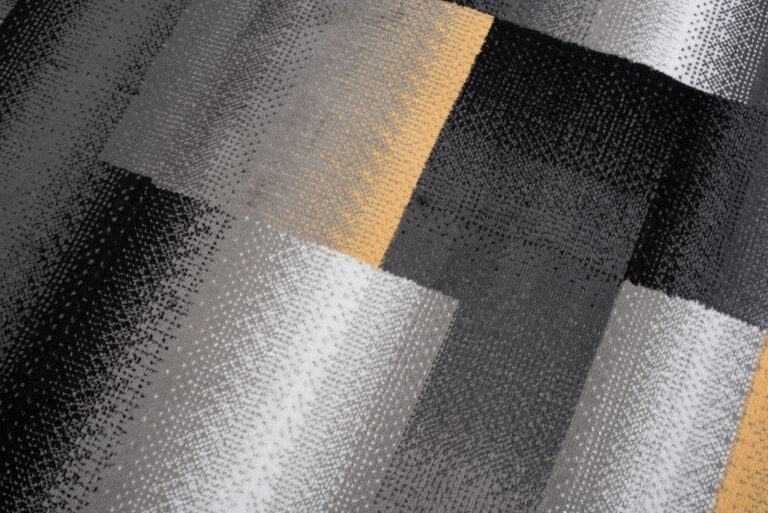 Teppich Maya Grau Gelb Rechtecke