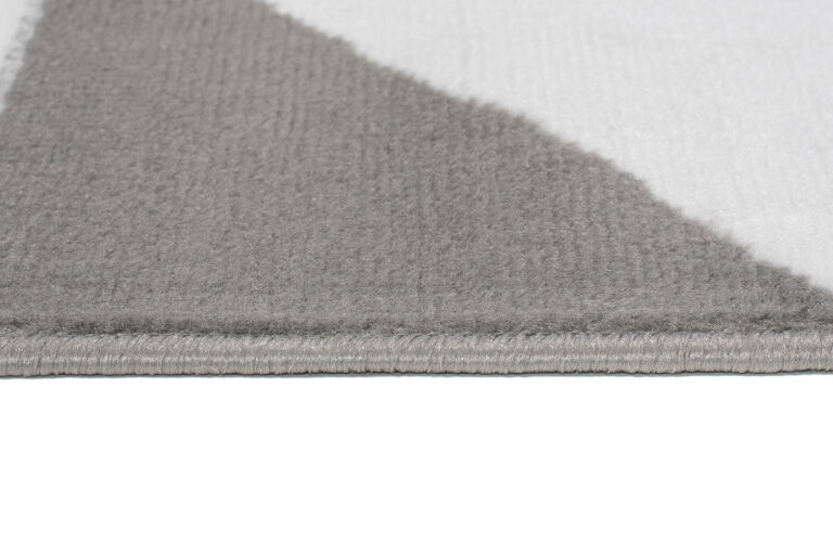 Teppich Maya Weiß Gelb Dreiecke