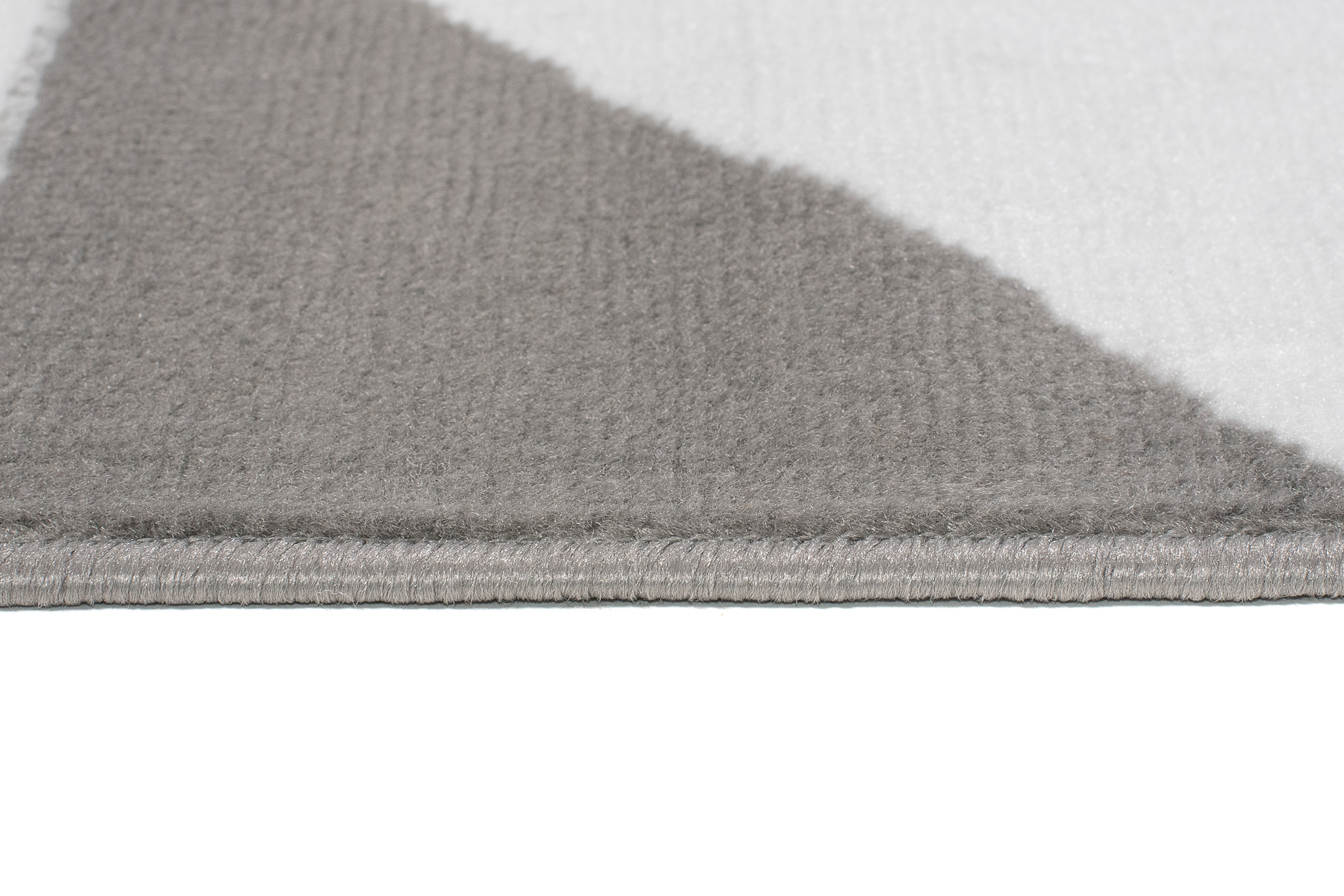 Teppich Maya Weiß Gelb Dreiecke