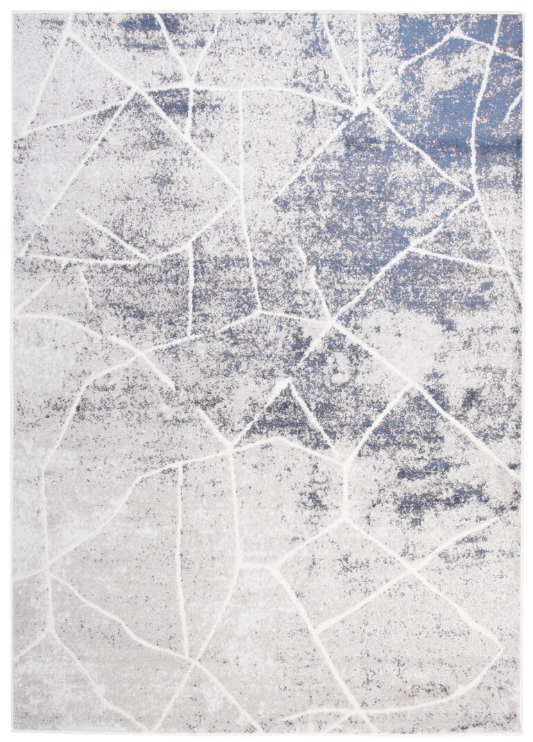 Teppich Sky Grau Blau Abstrakt Linien