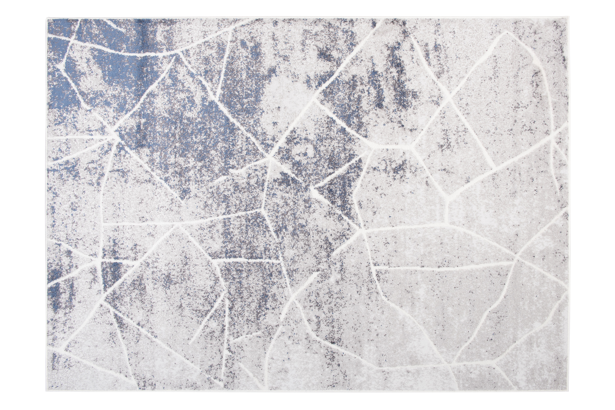 Teppich Sky Grau Blau Abstrakt Linien