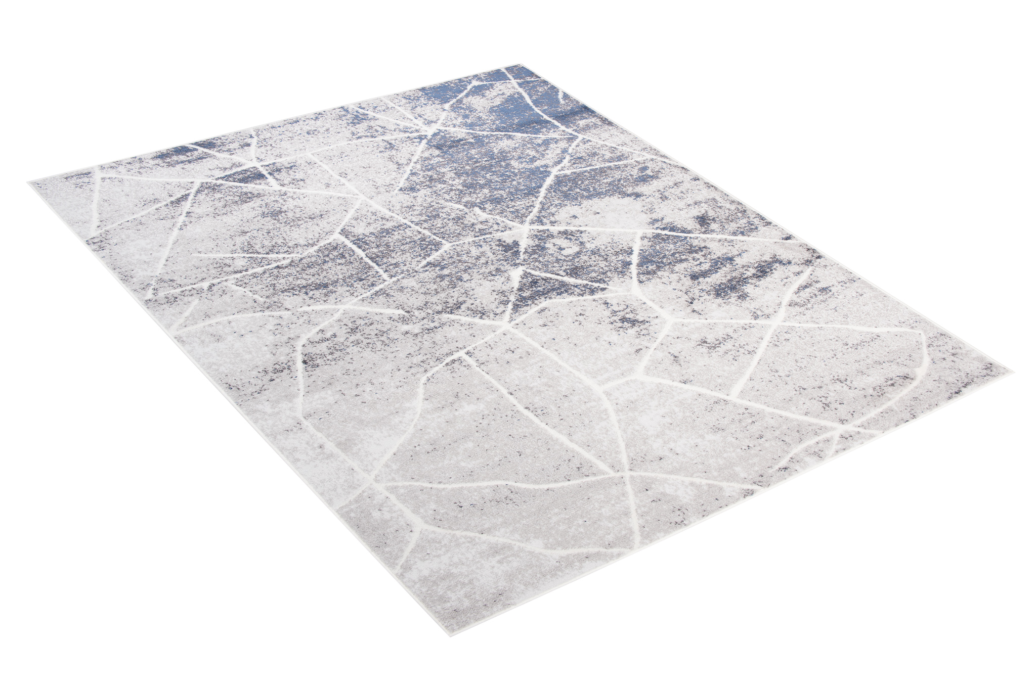 Teppich Sky Grau Blau Abstrakt Linien