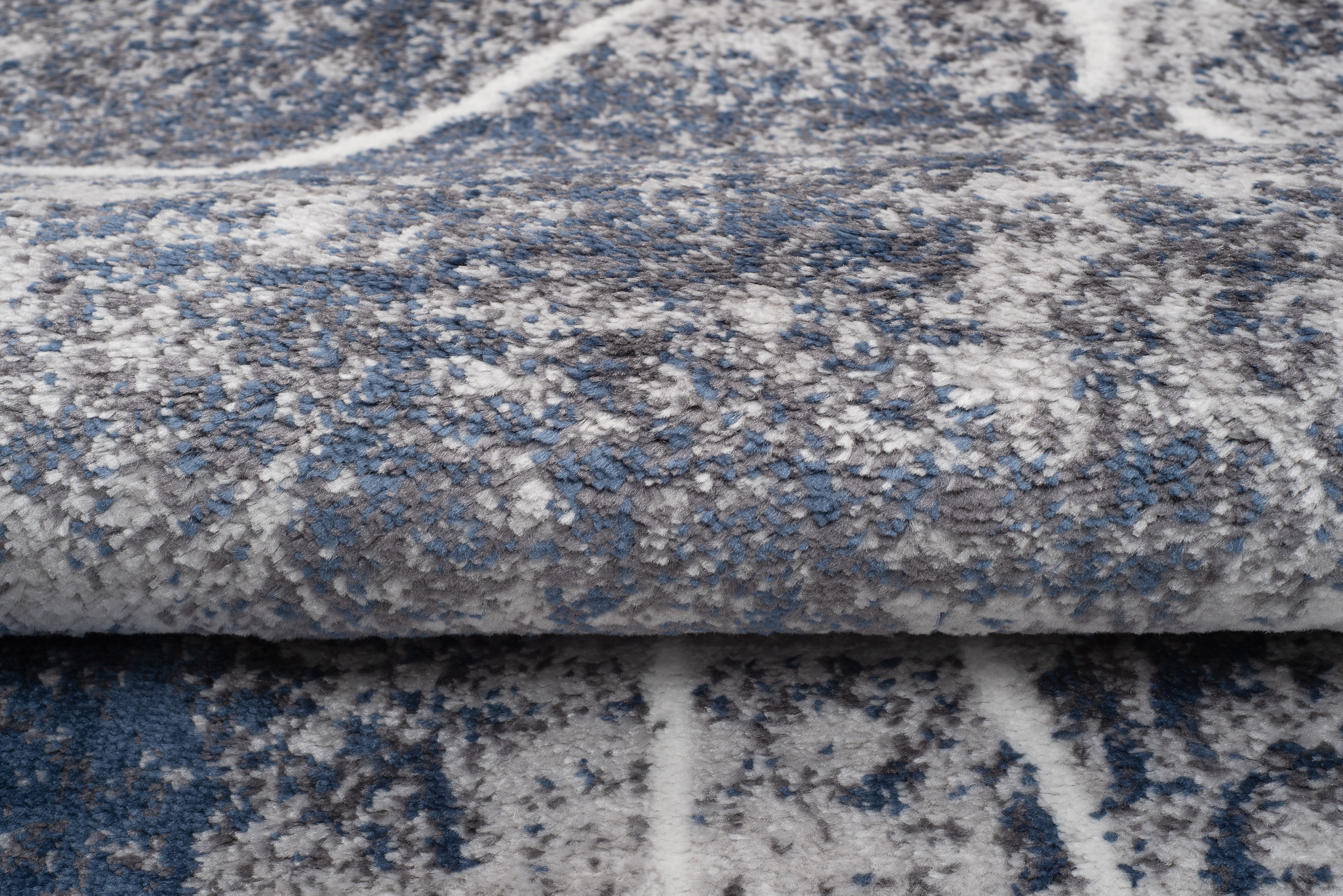 Teppich Sky Grau Blau Abstrakt Linien