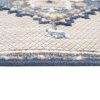 Teppich Outdoor Patio Grau Blau Vintage