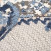 Teppich Outdoor Patio Grau Blau Vintage