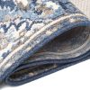 Teppich Outdoor Patio Grau Blau Vintage