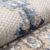 Teppich Outdoor Patio Grau Blau Vintage