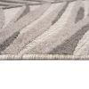 Teppich Outdoor Patio Grau Beige Blätter