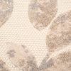 Teppich Outdoor Patio Creme Beige Blätter