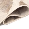Teppich Outdoor Patio Creme Beige Blätter