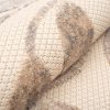 Teppich Outdoor Patio Creme Beige Blätter