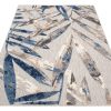 Teppich Outdoor Patio Grau Blau Blätter