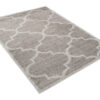 Teppich Lazur Grau Geometrisch Gitter Rahmen
