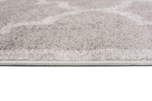 Teppich Lazur Grau Geometrisch Gitter Rahmen