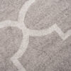 Teppich Lazur Grau Geometrisch Gitter Rahmen