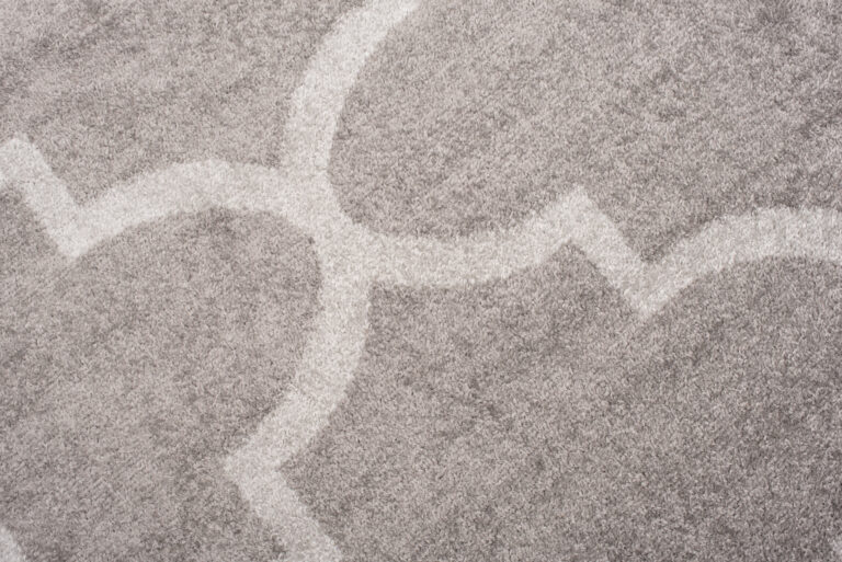 Teppich Lazur Grau Geometrisch Gitter Rahmen