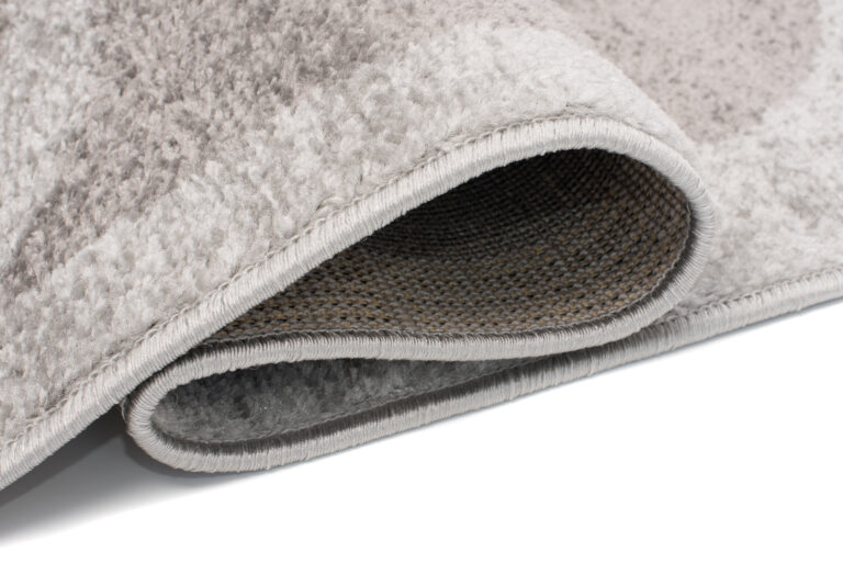 Teppich Lazur Grau Geometrisch Gitter Rahmen