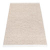 Teppich Azteca Baumwolle Beige mit Fransen