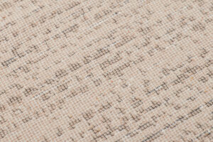 Teppich Azteca Baumwolle Beige mit Fransen