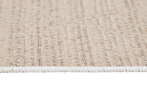 Teppich Azteca Baumwolle Beige mit Fransen