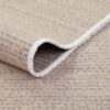 Teppich Azteca Baumwolle Beige mit Fransen