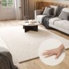 Teppich Cuddle Anti-Rutsch Creme Shaggy
