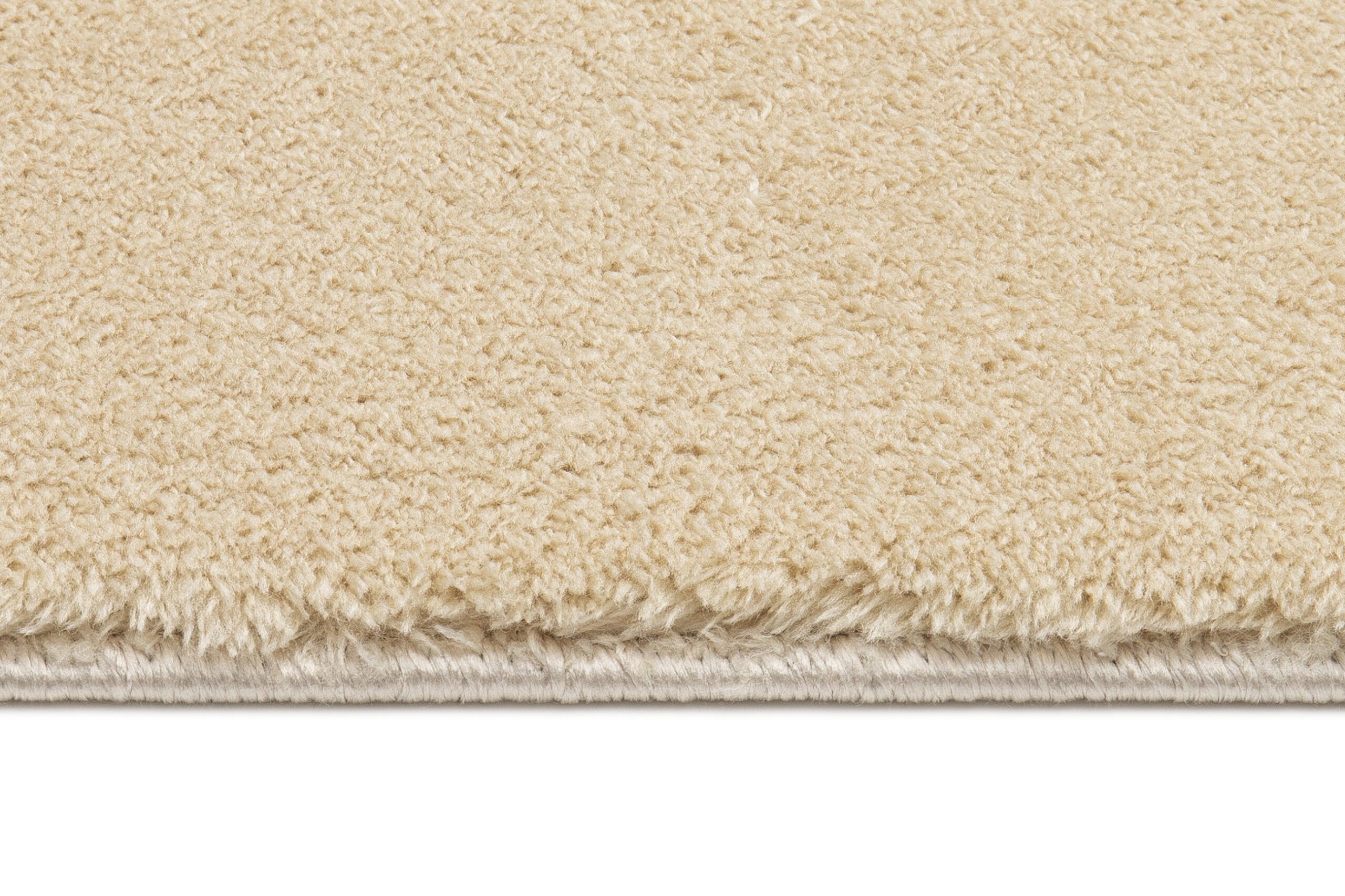 Teppich Cuddle Anti-Rutsch Beige Shaggy