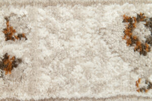 Teppich Retro Grau Rostbraun Vintage Ornamente