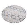 Outdoorteppich Patio Rund Blau Trellis