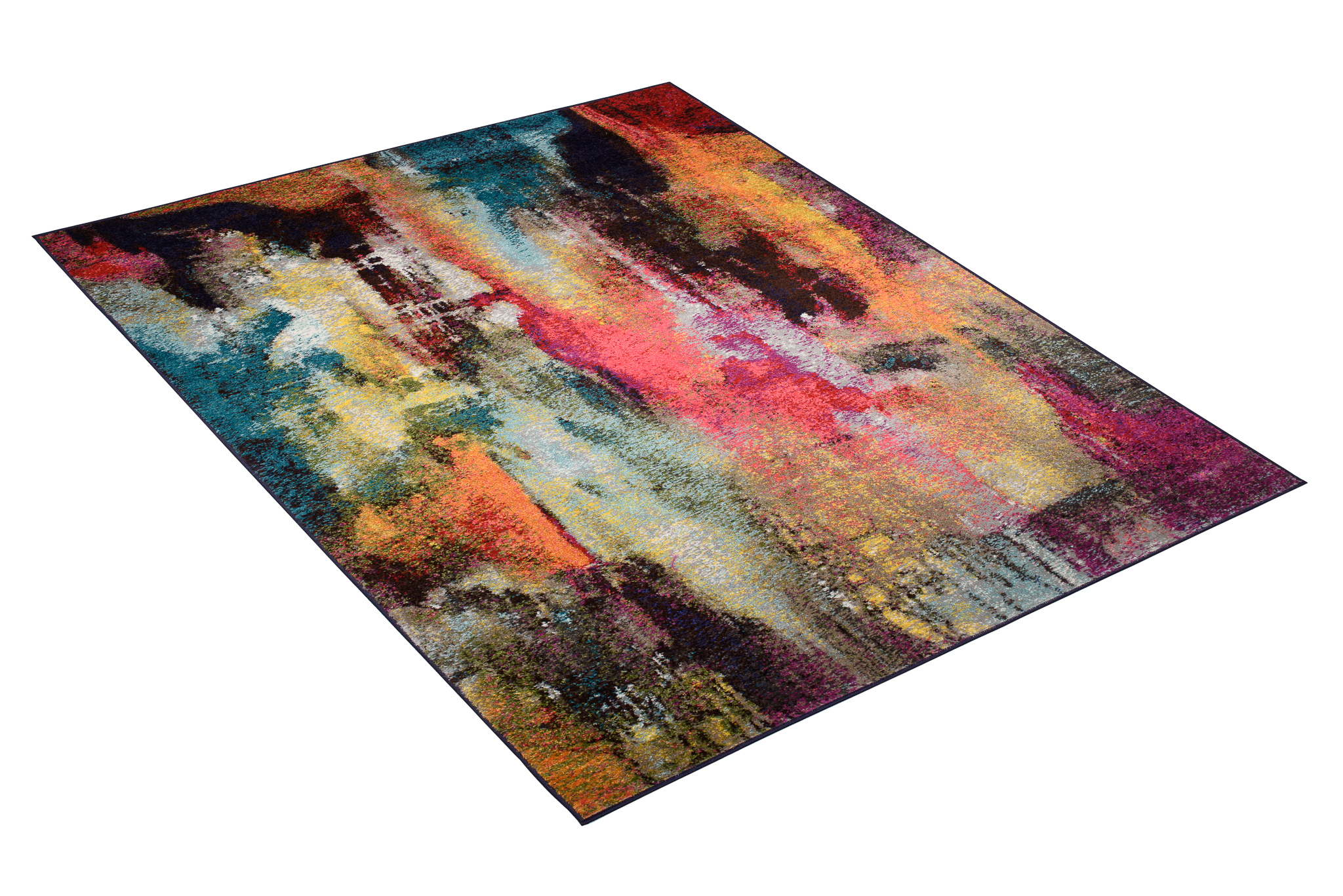 Teppich Salsa Abstrakt Mehrfarbig